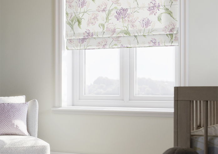 Laura Ashley Gosford, Grape - Roman Blind - Image 5